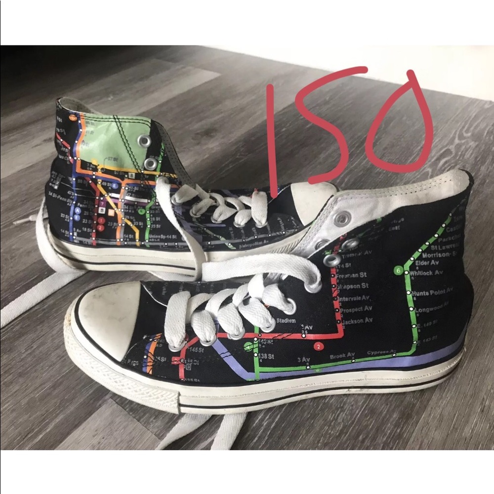 ISO NYC Subway map Converse